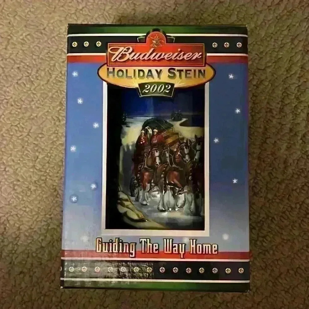 Budweiser holiday beer stein